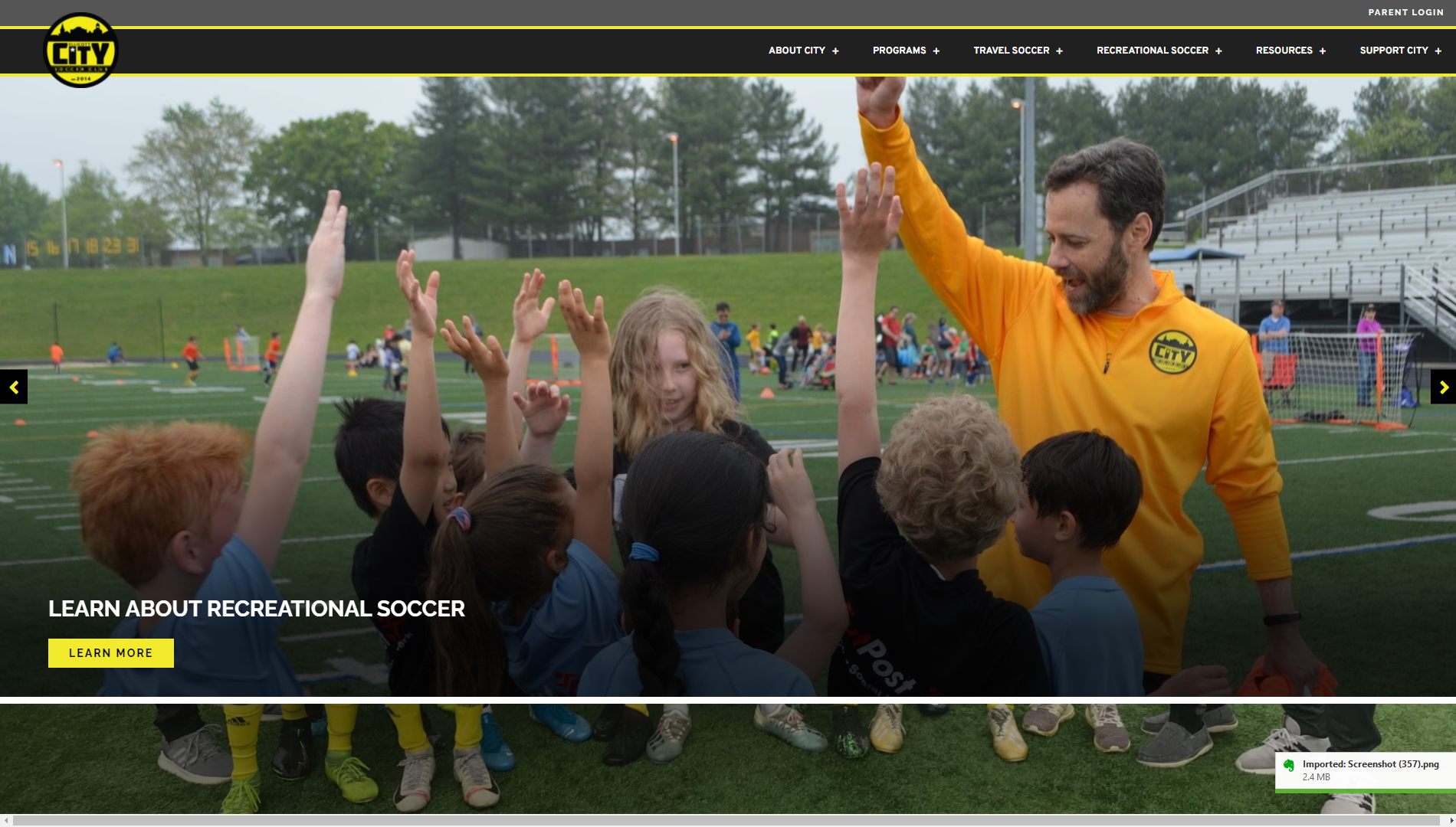 ellicott city soccer club website